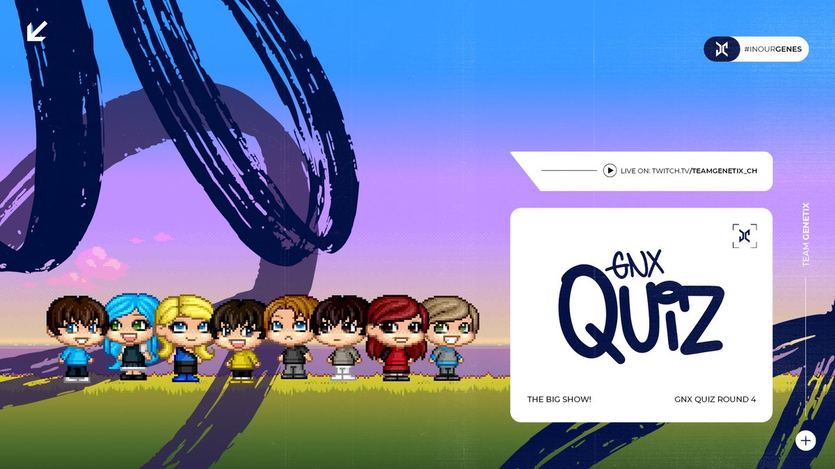 🥳 Das Genetix Quiz #4 startet heute um 18:00 CEST 🎉

Mit dabei <a href="/thatguyStrike/">Strike</a> <a href="/SorahGames/">Sorah ソラ</a> <a href="/Sunnyenough/">Sunny</a> <a href="/mYidoss/">🙏</a> <a href="/RATV_durlips/">Dennis Güntert</a> <a href="/AgJ4ckee1/">Tyraxes</a> <a href="/LonyaGaming/">🌻Lonya 🌻</a> <a href="/RCanova89/">Rizource / Reto</a> 

#GenetixQuiz #LastOneStanding