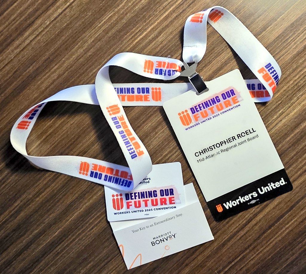 Chris_Roell's tweet photo. And just like that, our @WorkersUnited 2025 International Convention in Cleveland, Ohio last week is a wrap! #DefiningOurFuture #WorkersUnited #wunomatterwhat #wumarjb https://t.co/ebSqjGDvzE