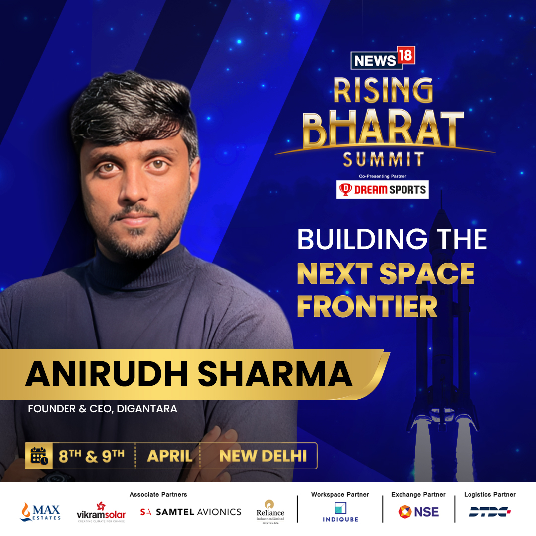 Moneycontrol (@moneycontrolcom) on Twitter photo Space isn’t just a frontier—it’s a responsibility. 🌍🚀 Anirudh Sharma (<a href="/anirudhnsharma/">Anirudh Sharma</a> ), CEO of Digantara, is pioneering sustainable space traffic management for a cleaner, safer universe.
Catch him at #RisingBharatSummit2025 as Bharat leads the way!
April 8-9 in New Space isn’t just a frontier—it’s a responsibility. 🌍🚀 Anirudh Sharma (<a href="/anirudhnsharma/">Anirudh Sharma</a> ), CEO of Digantara, is pioneering sustainable space traffic management for a cleaner, safer universe.
Catch him at #RisingBharatSummit2025 as Bharat leads the way!
April 8-9 in New