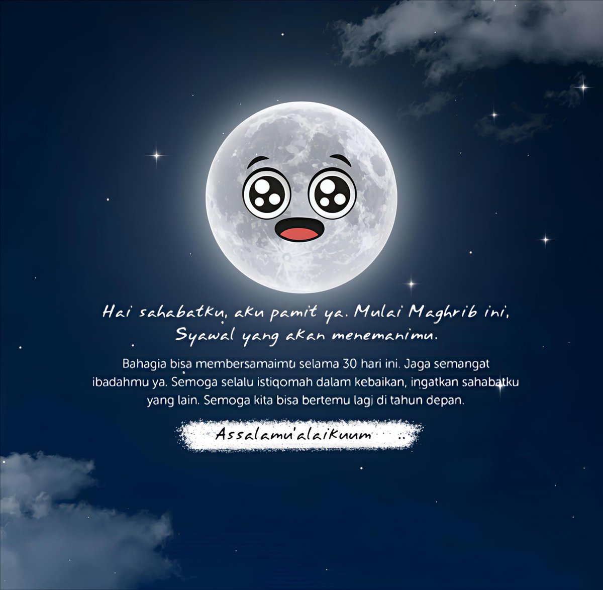 DekiRakai_45's tweet photo. Taqabbalallahu minna wa minkum. Selamat Hari Raya Idul Fitri 1446 Hijriah. Semoga Allah menerima amal ibadah kita dan mengampuni dosa-dosa kita. Mohon maaf lahir dan batin. https://t.co/rTt7haNe1k