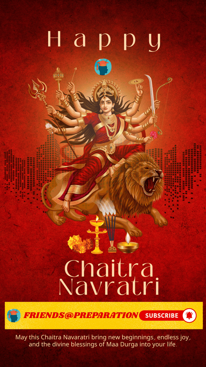 MrKrishnaShah's tweet photo. May this Chaitra Navaratri bring new beginnings, endless joy, and the divine blessings of Maa Durga into your life.

#friendspreparation,  #mrkrishnashah, 
#HappyNavratri, #happynavratri2025 https://t.co/PY0QrNWt0A