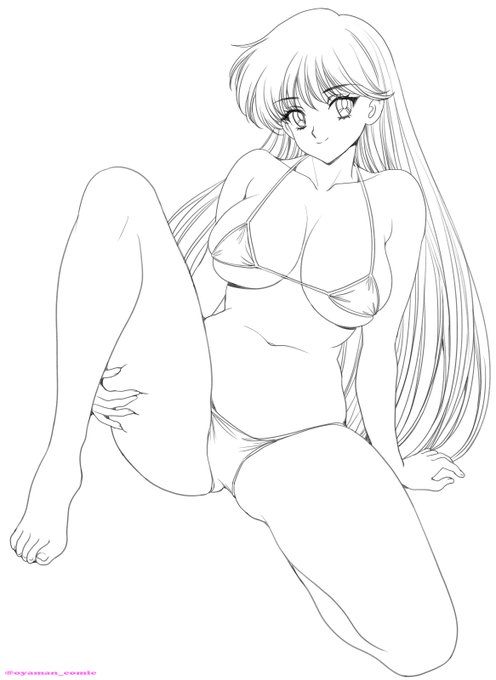 火野レイ描きました!#セーラームーン #SailorMoon #セーラーマーズ 