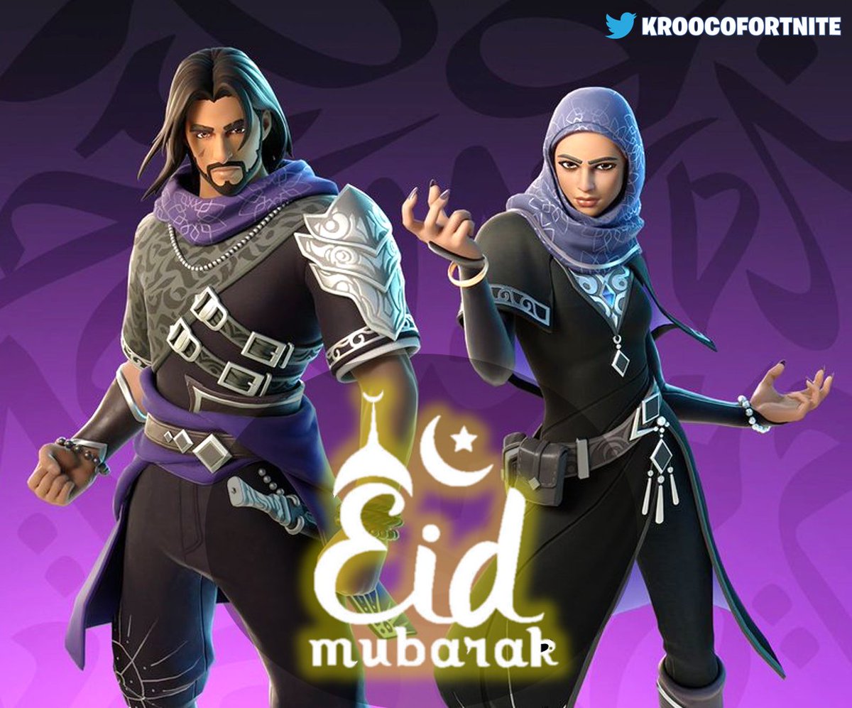 kroocofortnite's tweet photo. Eid Mubarak! Wishing you peace, love, and the happiest moments with your loved ones. 💕

#Fortnite https://t.co/XN46UCC6NQ