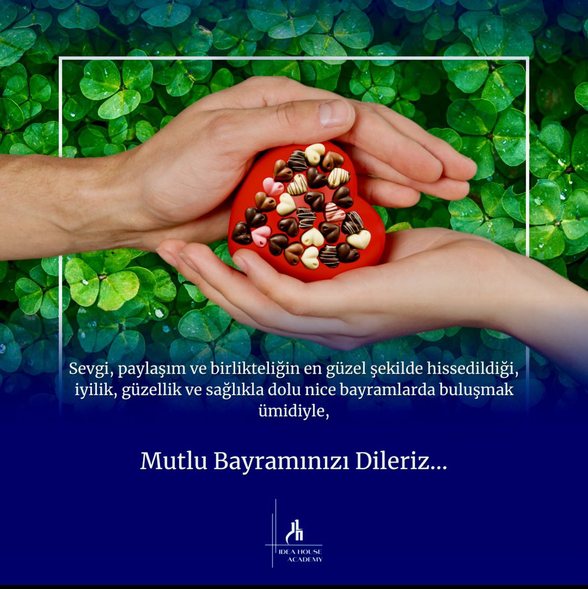 Sevgi, paylaşım ve birlikteliğin en güzel şekilde hissedildiği,  iyilik, güzellik ve sağlıkla  dolu nice bayramlarda buluşmak ümidiyle,
Mutlu Bayramlar Dileriz...
<a href="/IdeaHouse35/">Idea House Academy 5.0</a> 
#RamazanBayramı 
#sekerbayramı 
#bayram