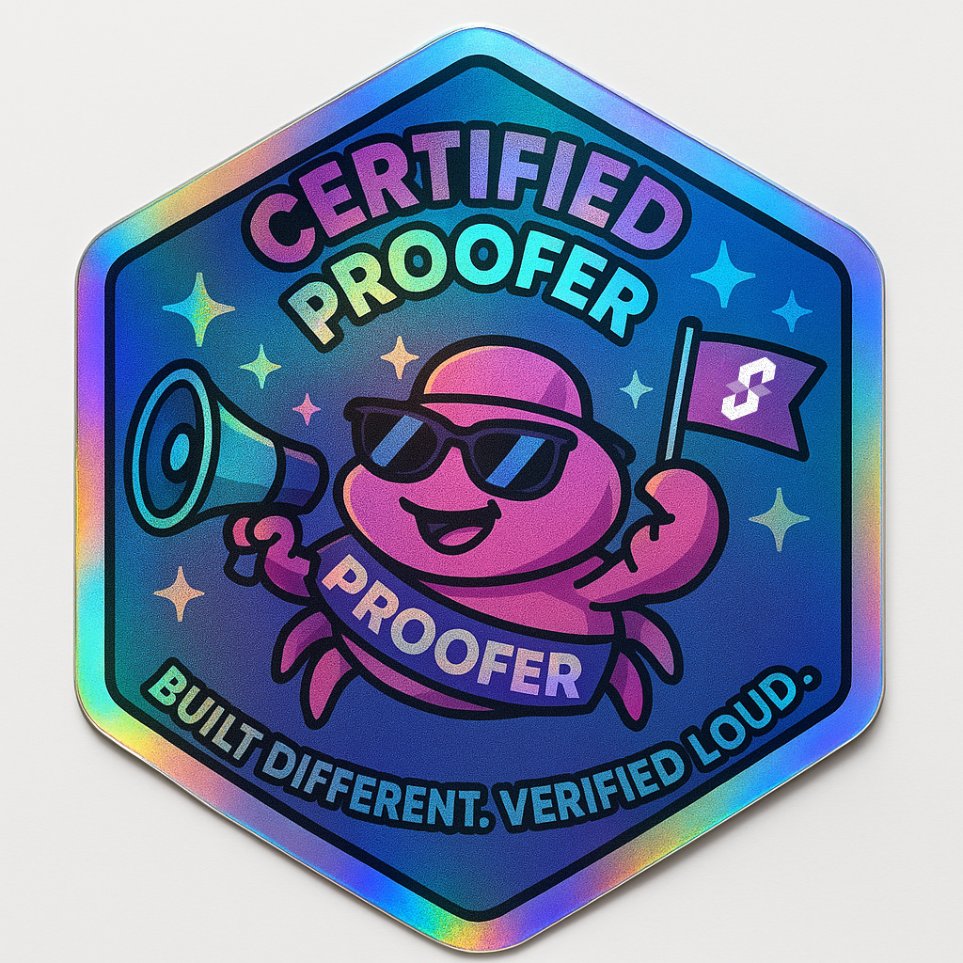 Alts_Astronaut's tweet photo. 🦀 Just dropped my custom Succinct Community Role Stickers for the challenge

Each role has its own flavorn #SuccinctRockStars @0xCRASHOUT

Proud to be part of the most creative &amp; fun ZK fam.

My 4 entries 👇

LETS PRUV IT 
GAMEWINNER 
ALL IN SUCCINCT
PROOF VERIFIED https://t.co/4JXU9t8unQ