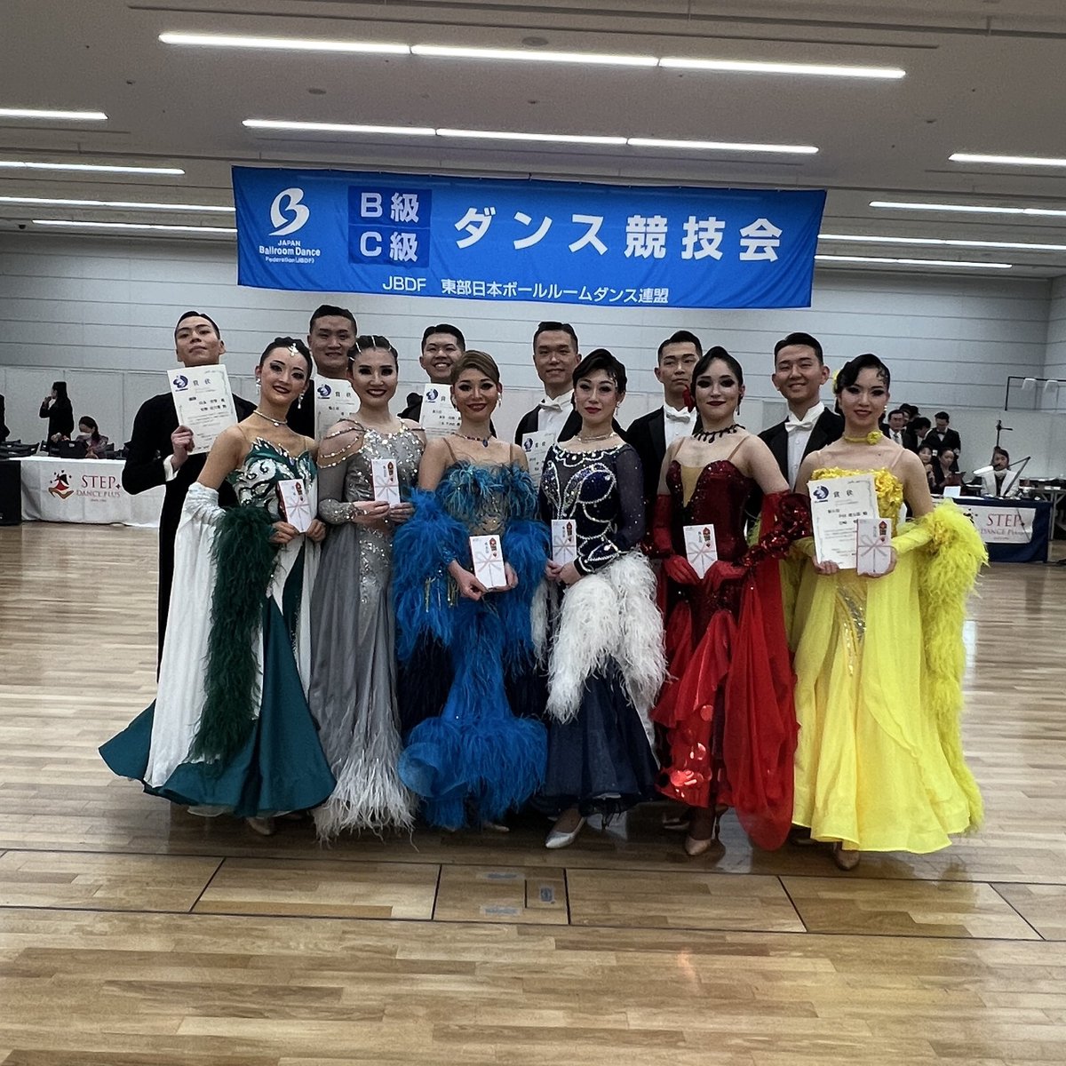 B級プロボールルーム結果🏆

優勝　山本哲聖・星野佳乃葉
２位　姜程程・宮里咲好
３位　新井洸樹・三木すみれ
４位　泉勇麻・松島由季
５位　柏原龍人・中澤月野
６位　半田健太郎・岩崎朝

#ejbdf
#ダンス競技会
#ボールルームダンス