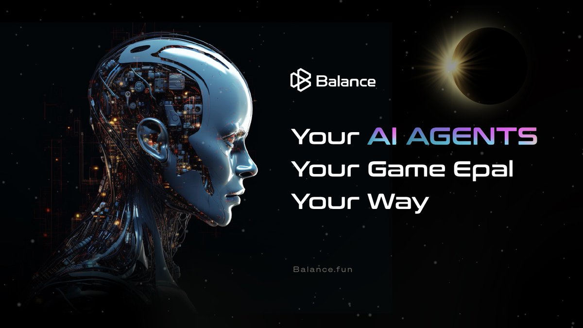 RealBalanceFun's tweet image. Balance.Fun is revolutionizing the way we experience AI on Web3 and interactive entertainment, all on our platform!

Through #BALANCE, create your intelligent #AI -Agents that act as your in-game Epal, adapting to your playstyle to improve your game.