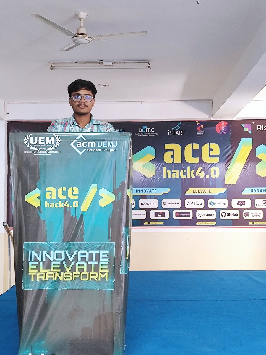 VanshTarar16243's tweet image. 🚀 Thrilled to be at #AceHack4.0 at UEM Jaipur with my awesome teammates Subhash, Suraj, and Bhupesh! 💡💻
36 hours of coding, innovation, and fun activities—pushing boundaries, learning new tech, and building something impactful!
#acehack
@alokagarwal565 @AceHack_uemj