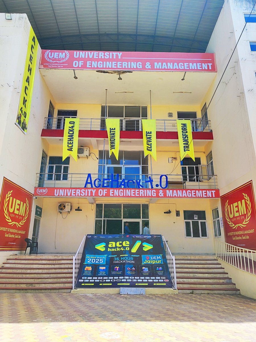 VanshTarar16243's tweet image. 🚀 Thrilled to be at #AceHack4.0 at UEM Jaipur with my awesome teammates Subhash, Suraj, and Bhupesh! 💡💻
36 hours of coding, innovation, and fun activities—pushing boundaries, learning new tech, and building something impactful!
#acehack
@alokagarwal565 @AceHack_uemj