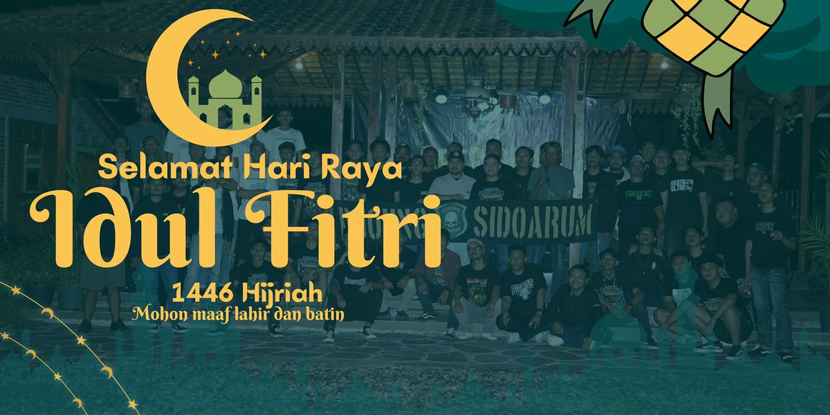 Selamat Hari Raya Idul Fitri 1446 Hijriah,
Rayakan hari kemenangan ini dengan kebahagiaan🤲