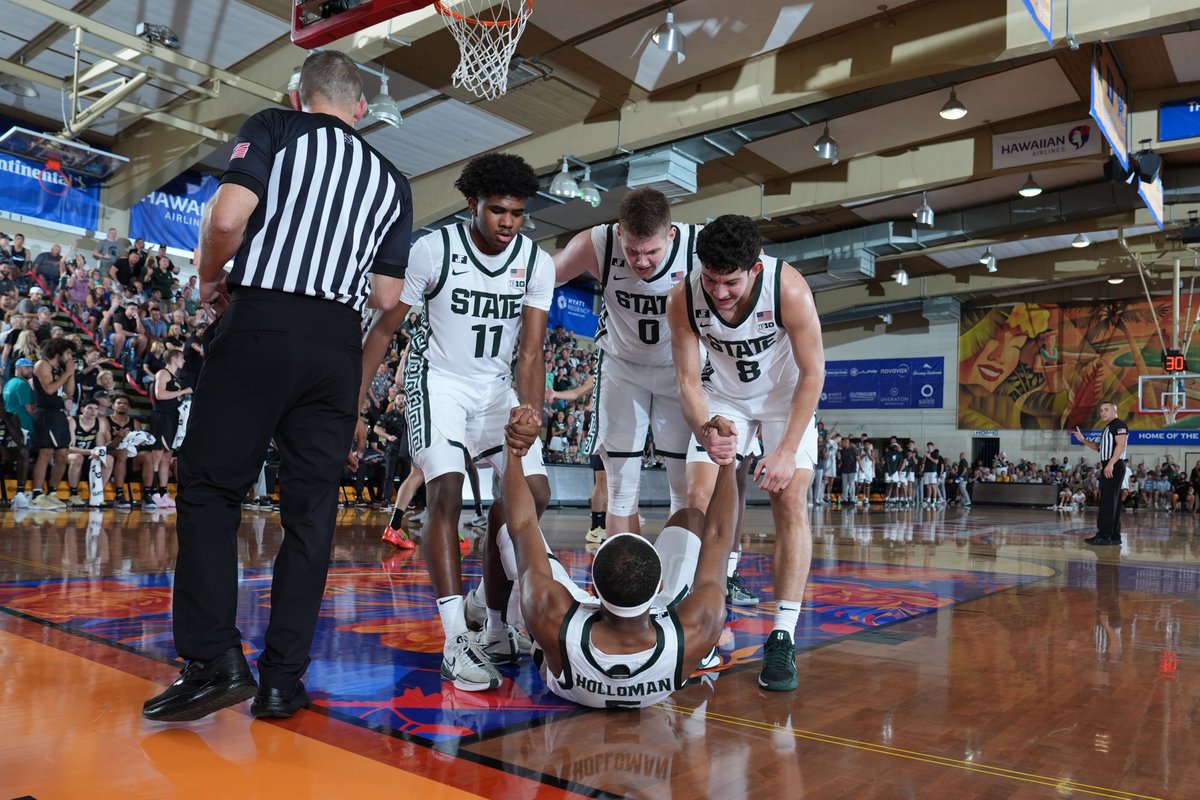 Southwest Maui Invitational (@mauiinv) on Twitter photo We have a Maui meeting for a trip to the Final 4⃣.
<a href="/AuburnMBB/">Auburn Basketball</a> 🆚 <a href="/MSU_Basketball/">Michigan State Men's Basketball</a>
⏲️5:05 PM ET
📺CBS
Who ya got? We have a Maui meeting for a trip to the Final 4⃣.
<a href="/AuburnMBB/">Auburn Basketball</a> 🆚 <a href="/MSU_Basketball/">Michigan State Men's Basketball</a>
⏲️5:05 PM ET
📺CBS
Who ya got?