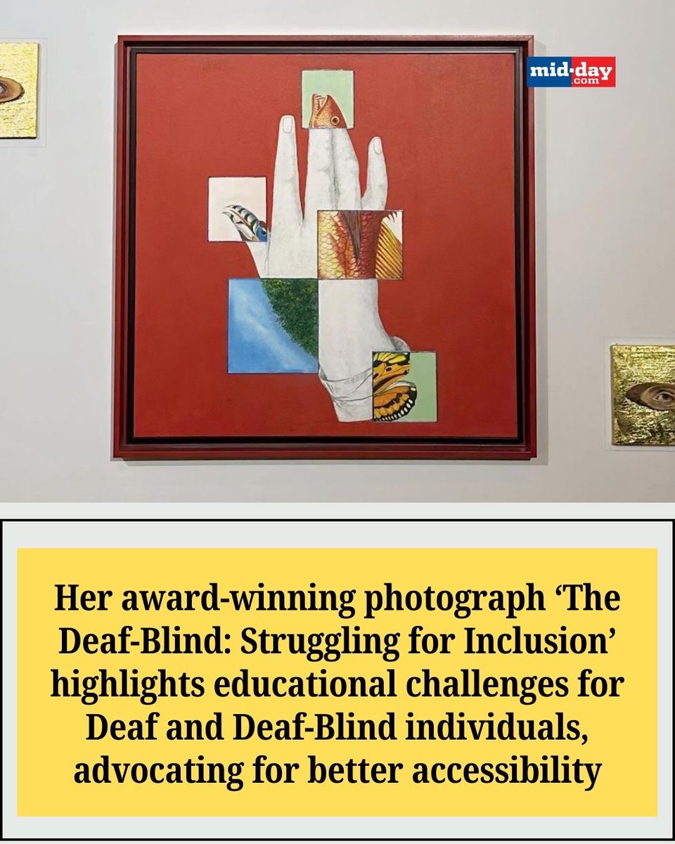 mid_day's tweet photo. Akanksha Kamble, a 24-year-old from Thane, is set to become India’s first Deaf woman in art conservation and the first person with a disability globally to be accepted into Venice’s prestigious School for Curatorial Studies. 

Her journey is not just a personal milestone but a challenge to systemic barriers in the arts, amplified by financial hurdles.

By: Anusha Subramanian 

#AkankshaKamble #ArtConservation #CuratorialStudies