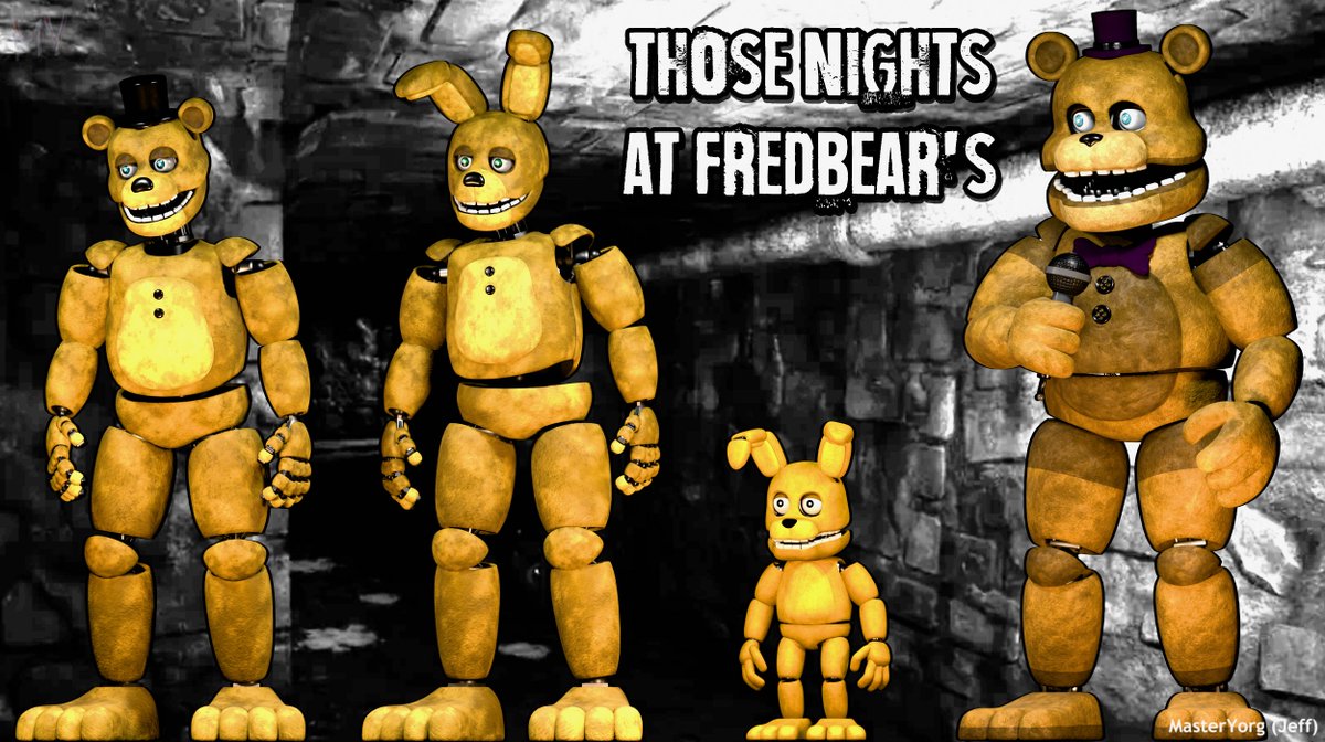 master_yorg0's tweet photo. Once old, once gold
I was in a Those Nights at Fredbear's mood.
It would fuck if this was added to the fanverse and we get a proper  sendoff to one of the first Free Roam fangames. Pure cope, that's  probably not happening lol.

#fnaf #fredbear #FiveNightsAtFreddys #tnaf #bonnie https://t.co/rarJF19jYz