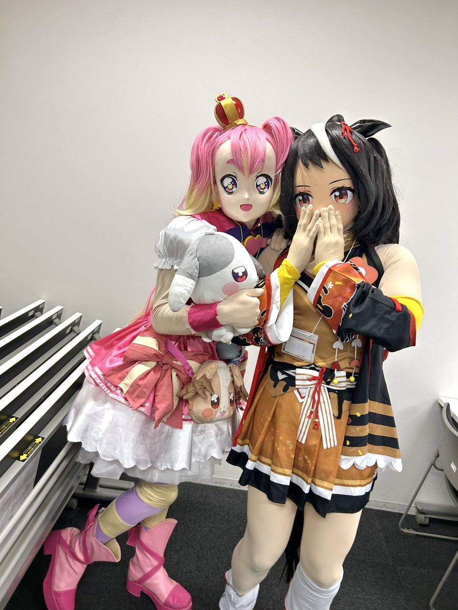 昨日はたくさんの着ぐるみさんたちと撮らせてもらいました