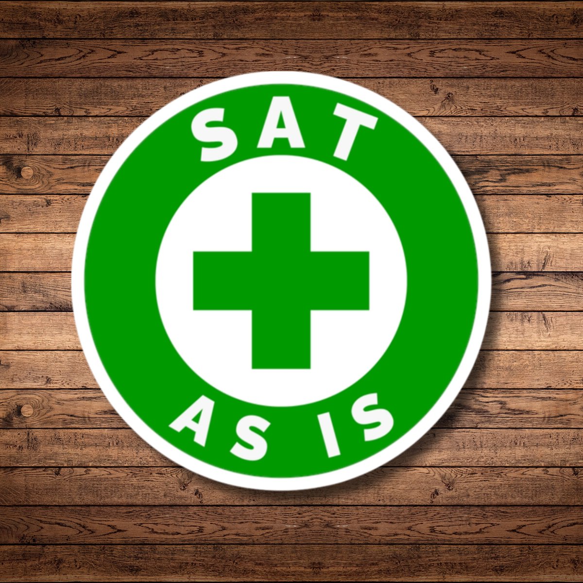 ShipFacedGoods's tweet image. Has safety ever felt more like a suggestion than a rule? If your in the trades you know what we mean. Get the new SAT AS IS sticker on our Etsy store now!  #safetythird #tradework #sat