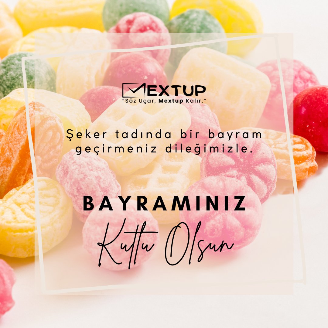 Şeker tadında bir bayram geçirmeniz dileğimizle 🍬🍭Ramazan Bayramı boyunca geçerli %10 indirim kodumuz : RMZN25 🎁 #mextup