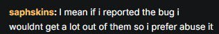 <a href="/saphskins/">Saph</a> If instead of bug abusing you came to us for bug bounty, you would have kept more than the referral claim 😄