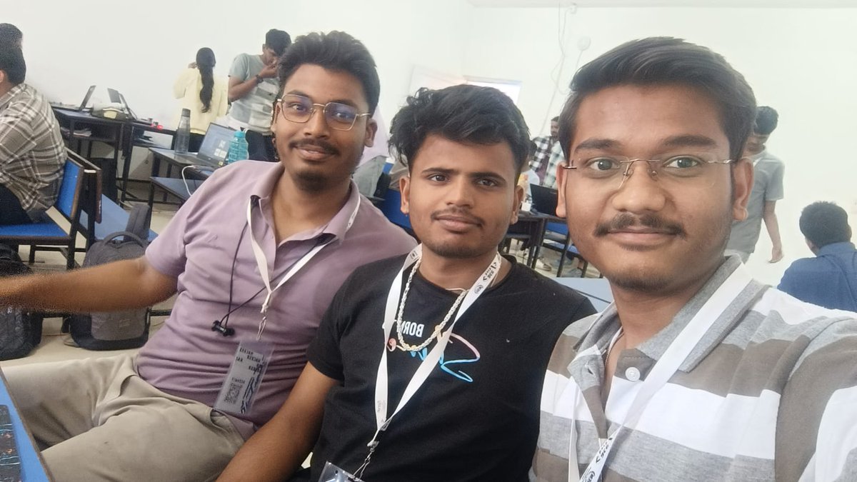 Sumit_Singh_R's tweet photo. 36 hours of coding, errors, thinking, debugging, and innovation! 🚀 Honored to be part of this hackathon by @AceHack_uemj in Jaipur, pushing limits with an incredible team. From late-night brainstorming to pitching the ideas to judges it was just thrilling!
#acehack #hackathon https://t.co/akEk0KnbCJ