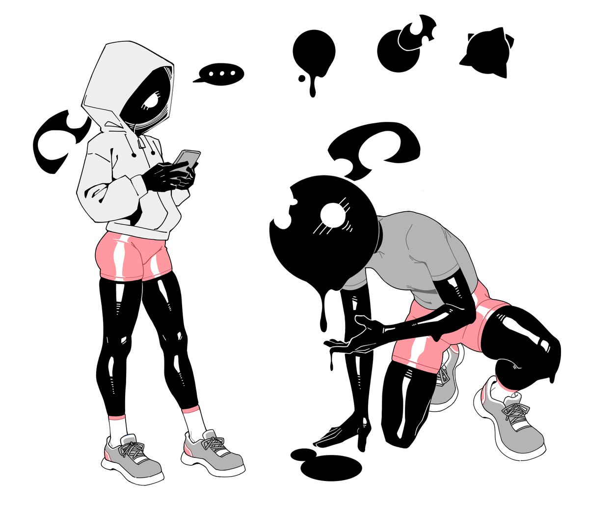 重画以前的角色