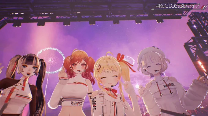 ライブお疲れ様でしたー!素敵なパフォーマンスと曲で最高だった5人揃ってのライブ楽しみに待ってます最高のライブありがとうー! #ReGLOSS3Dライブ 
