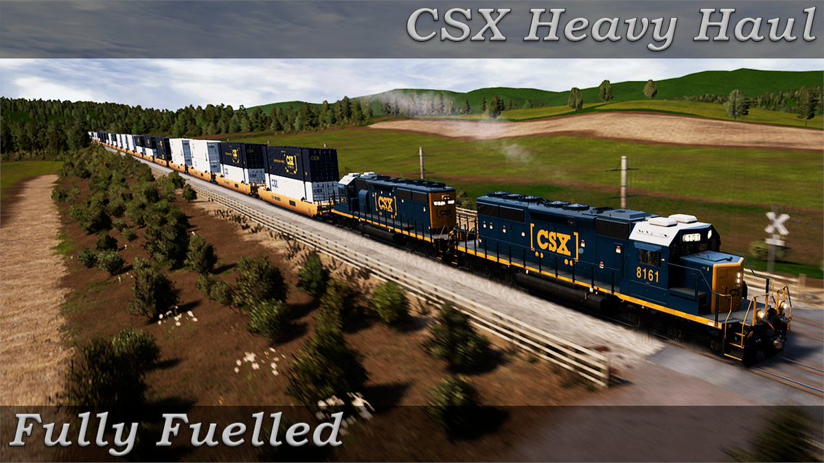 LowlandsGamer's tweet photo. I haven't played Train Sim World all that much but somehow I had multiple profiles. Deleted all of them and started from scratch, with TSW 2020 on the CSX Heavy Haul route.

#TSW #TrainSimWorld #DTG #DovetailGames #CSX https://t.co/lYfUeMIjcA