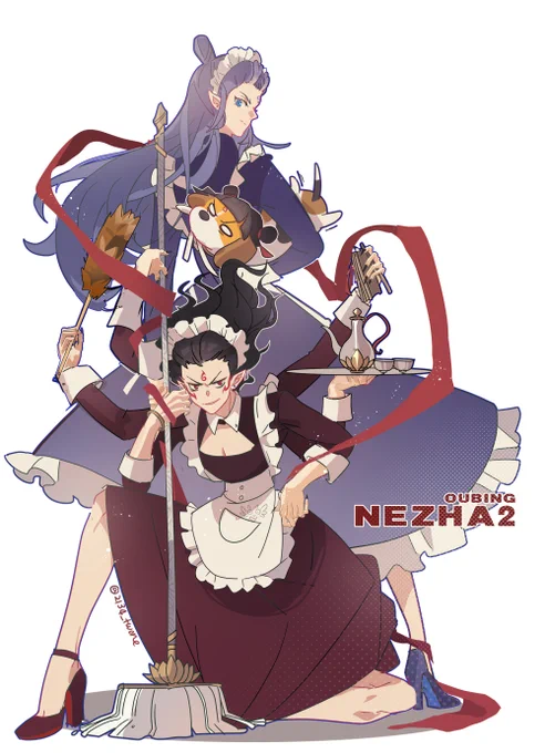 【女装注意!!】#藕饼 #Oubing #NeZha2 