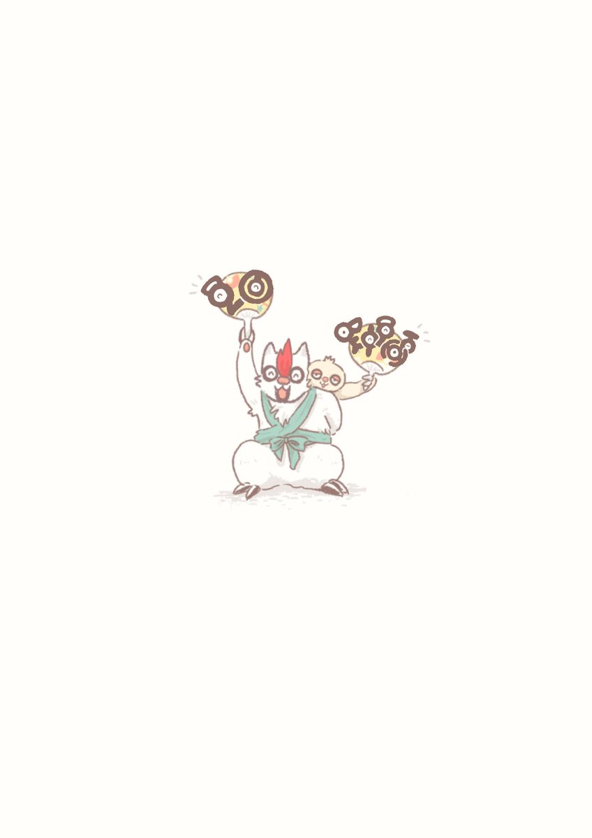 ambystm_illust's tweet photo. Give a cheer !! #pokemon #pokemonart #slakoth #vigoroth #ポケモン #ナマケロ #ゆるゆるナマケロ #にこにこヤルキモノ https://t.co/MlIa9Lfhok