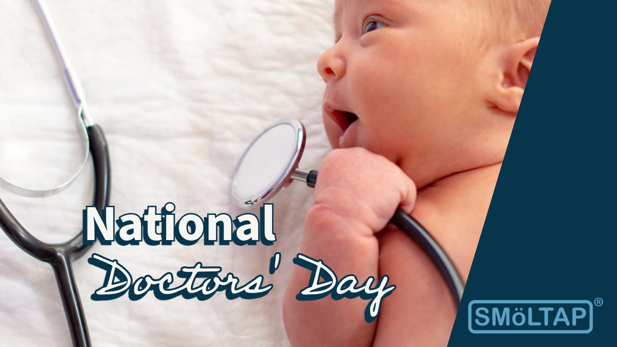 HAPPY #NationalDoctorsDay! Thank you to ALL doctors, especially those caring for our tiniest patients - newborns! Your compassion, expertise &amp; dedication make a world of difference! #SmolTap #NewbornCare #Gratitude