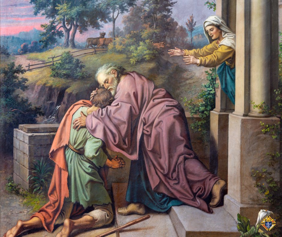 “The merciful Father who embraces the prodigal son is the definitive icon of God revealed by Christ. First and foremost he is Father. It is God the Father who extends his arms in blessing and forgiveness."
- St. John Paul II