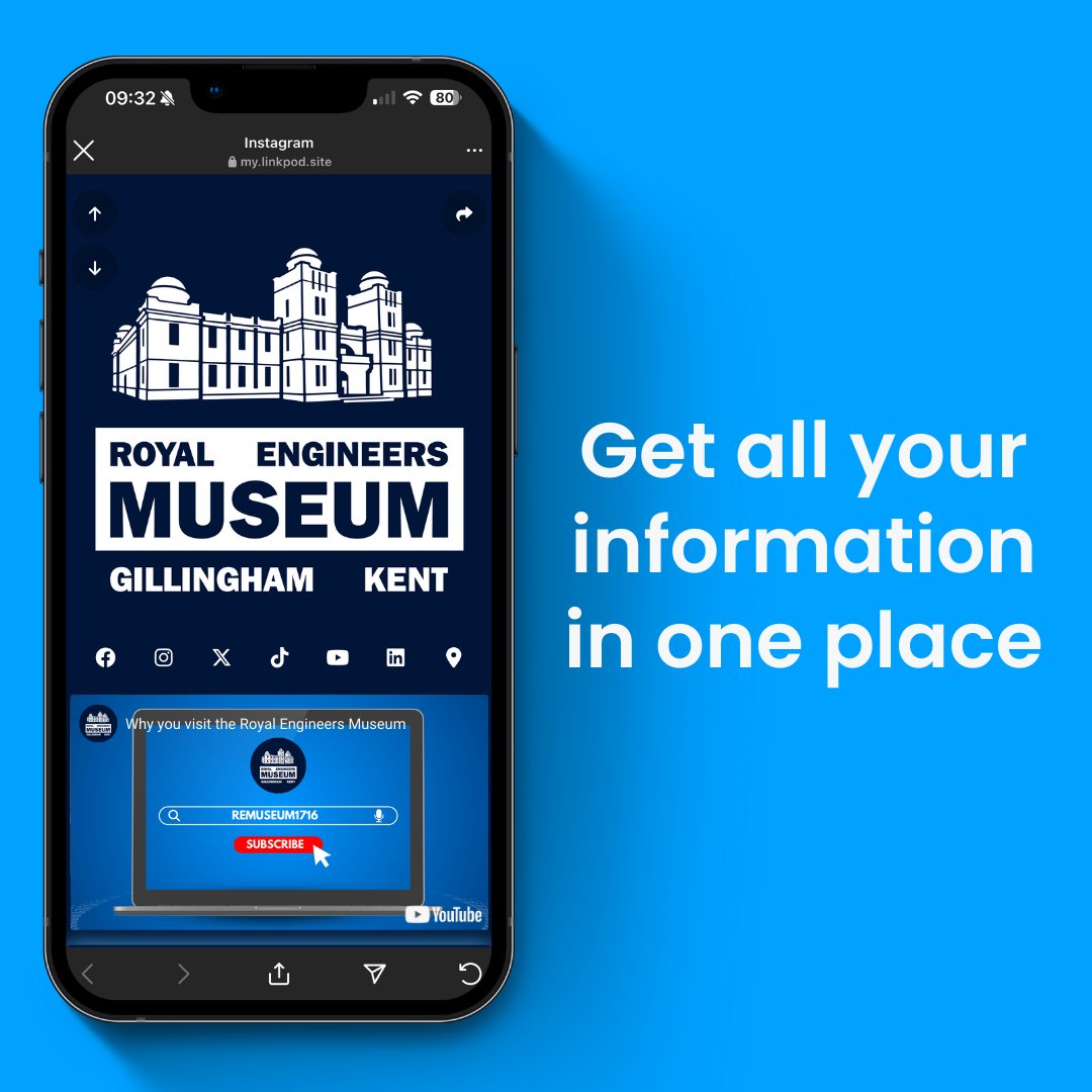 🚀 Stay in the Loop with Us! 🚀 

Don't miss our exciting events, exhibitions, and updates! 📅 Bookmark our landing page now!

👉 my.linkpod.site/REMuseum

#MilitaryMuseum #Visitmedway #REMuseum #BookmarkUs #Events #Exhibitions