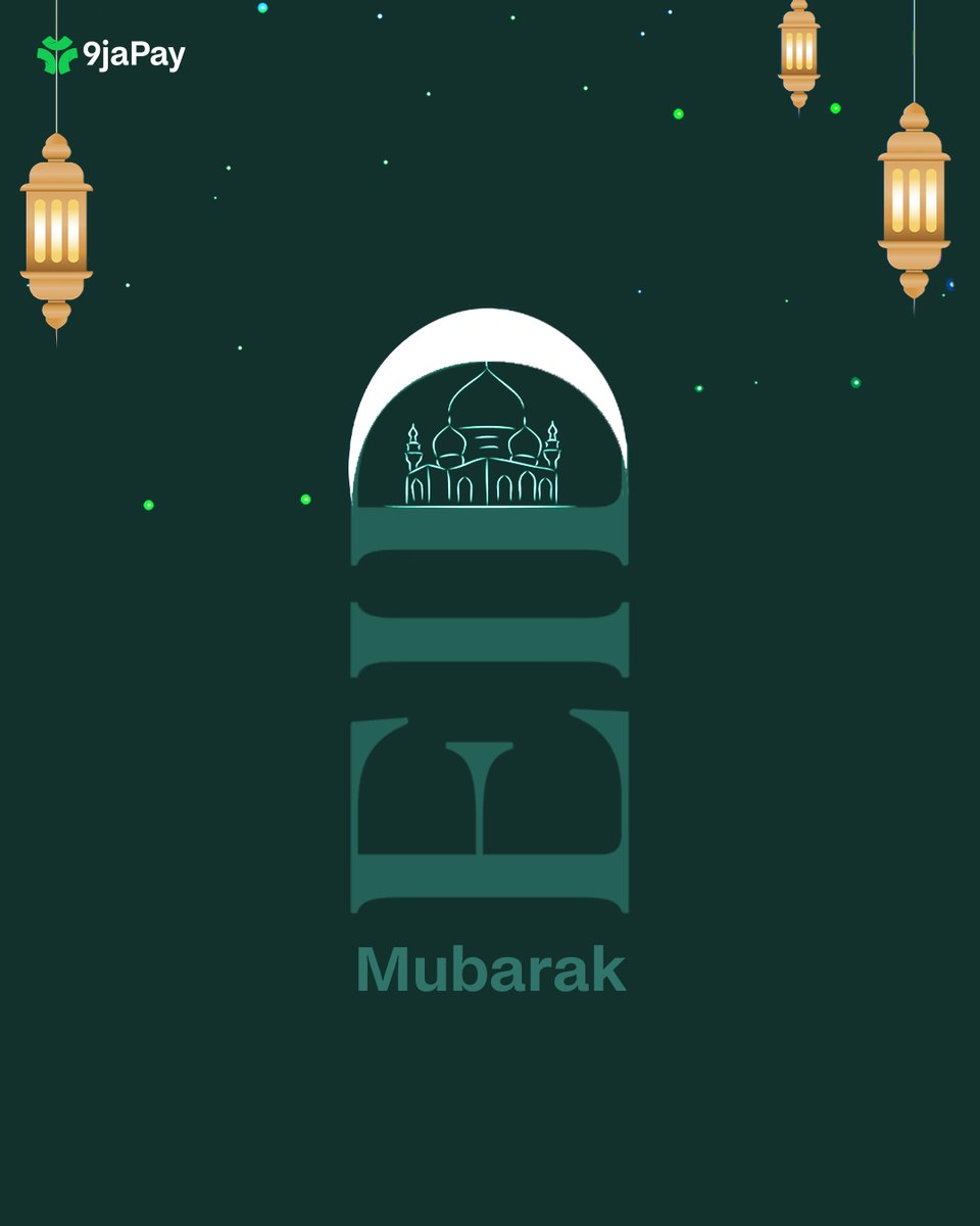 Eid Mubarak! ✨ May this season bring joy, love, and endless blessings to you and your family.
#EidMubarak #9japay