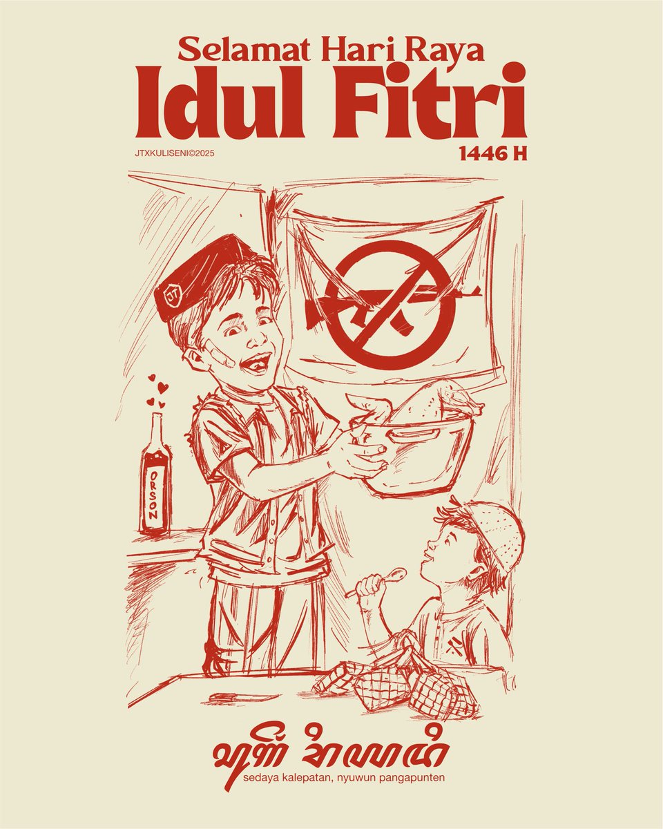 Selamat lebaran, kawan-kawan
Mari saling bermaaf-maafan dan melebur segala kesalahan. Mari merayakan hari kemenangan atas segala upaya meneguhkan iman. 
Semoga kita dijauhkan dari kemunafikan demi meraup keuntungan juga mendapatkan kekuasaan.