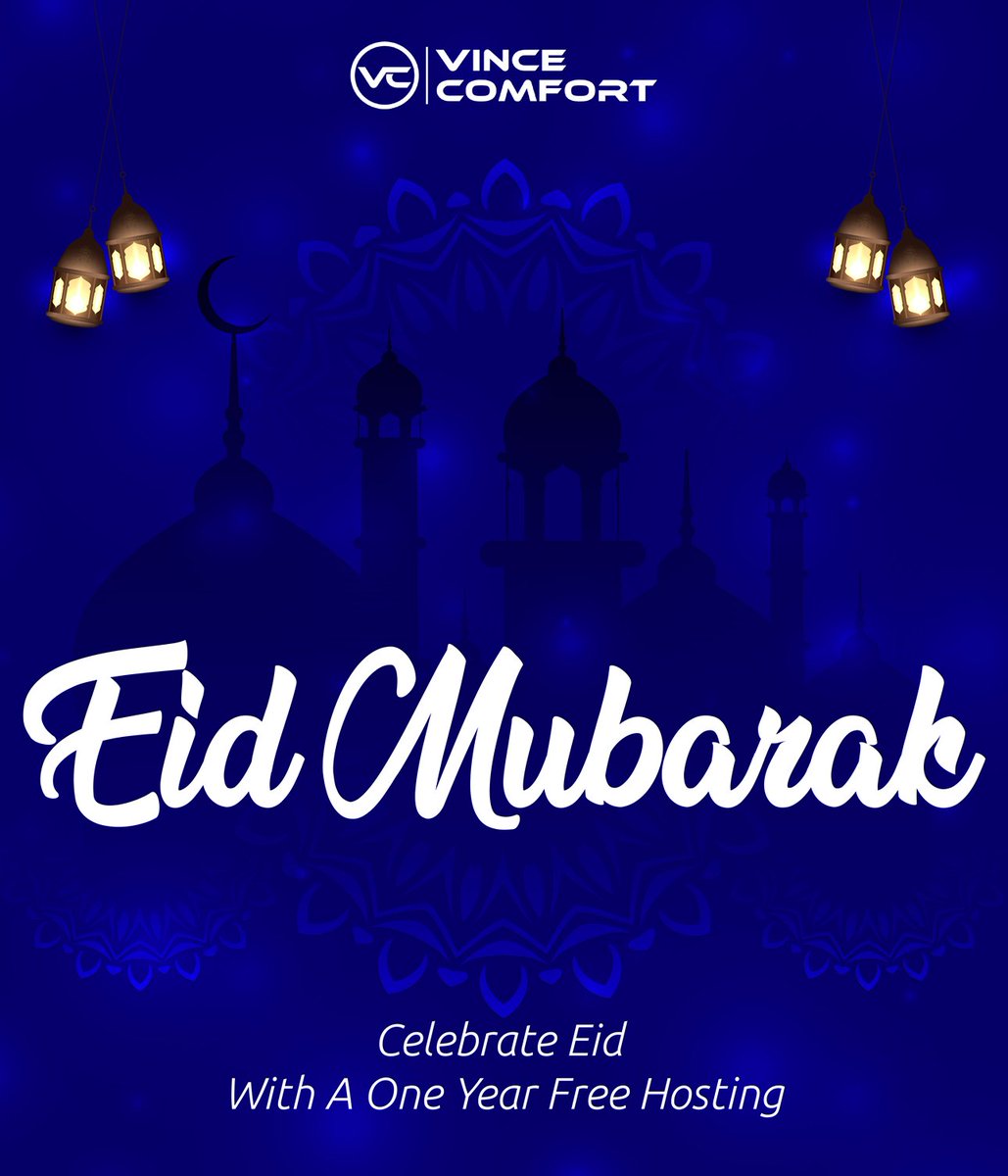 Celebrate this #Eid2025  with blessings for your business! Enjoy a free year of hosting when you get a new website designed with us!
