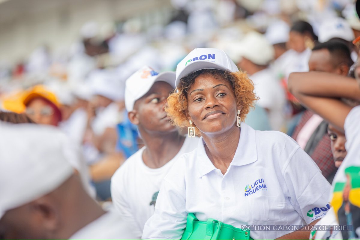 cbon2025's tweet photo. 📸 | Le peuple au Rendez-vous🔥

Retour en images sur le meeting d’ouverture du candidat Brice Clotaire Oligui Nguema .

#Gabon2025 
#CBON2025 
#LeBâtisseur 
#UnitéEtProgrès 
#TousEnsemble https://t.co/9l3RO7FRwz