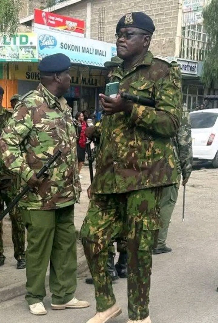 Name: Anthony Keter

Station: Naivasha OCPD 

Contact: +254 723 834582

Crime: Harrasing Police Officers after they declined to throw teargas at the former DP Rigathi Gachagua.

Action: Salamu..