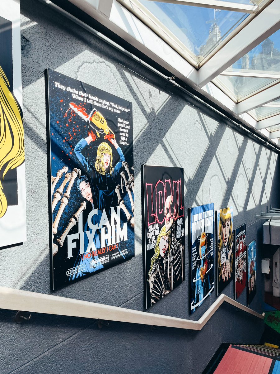 tswiftiezzle's tweet photo. Guys I’m in Edinburgh right now and there’s this really cool Taylor exhibit with TTPD tracks featuring cinematic covers!! https://t.co/H4nkPBzmHO