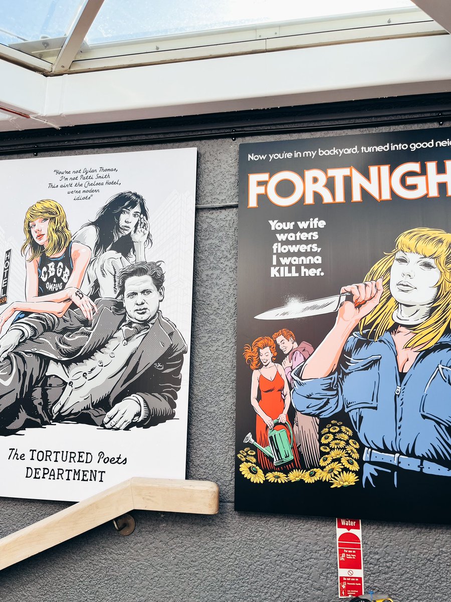 tswiftiezzle's tweet photo. Guys I’m in Edinburgh right now and there’s this really cool Taylor exhibit with TTPD tracks featuring cinematic covers!! https://t.co/H4nkPBzmHO
