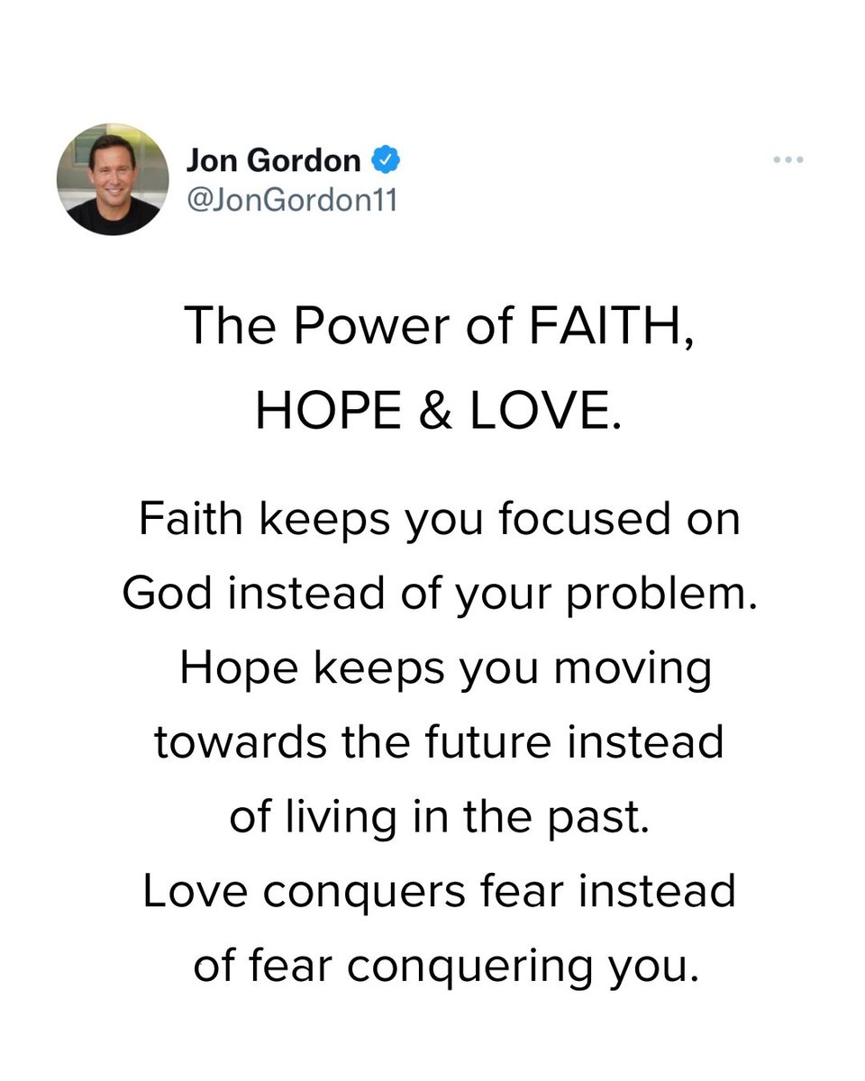 Jon Gordon tweet media