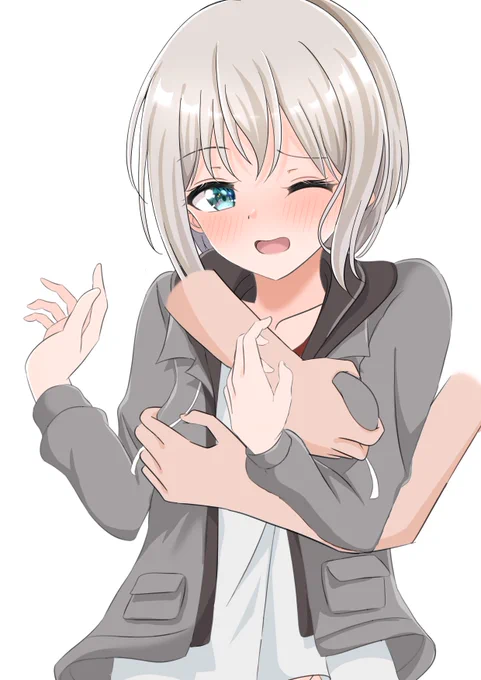揉ませてくれるモカちゃん 