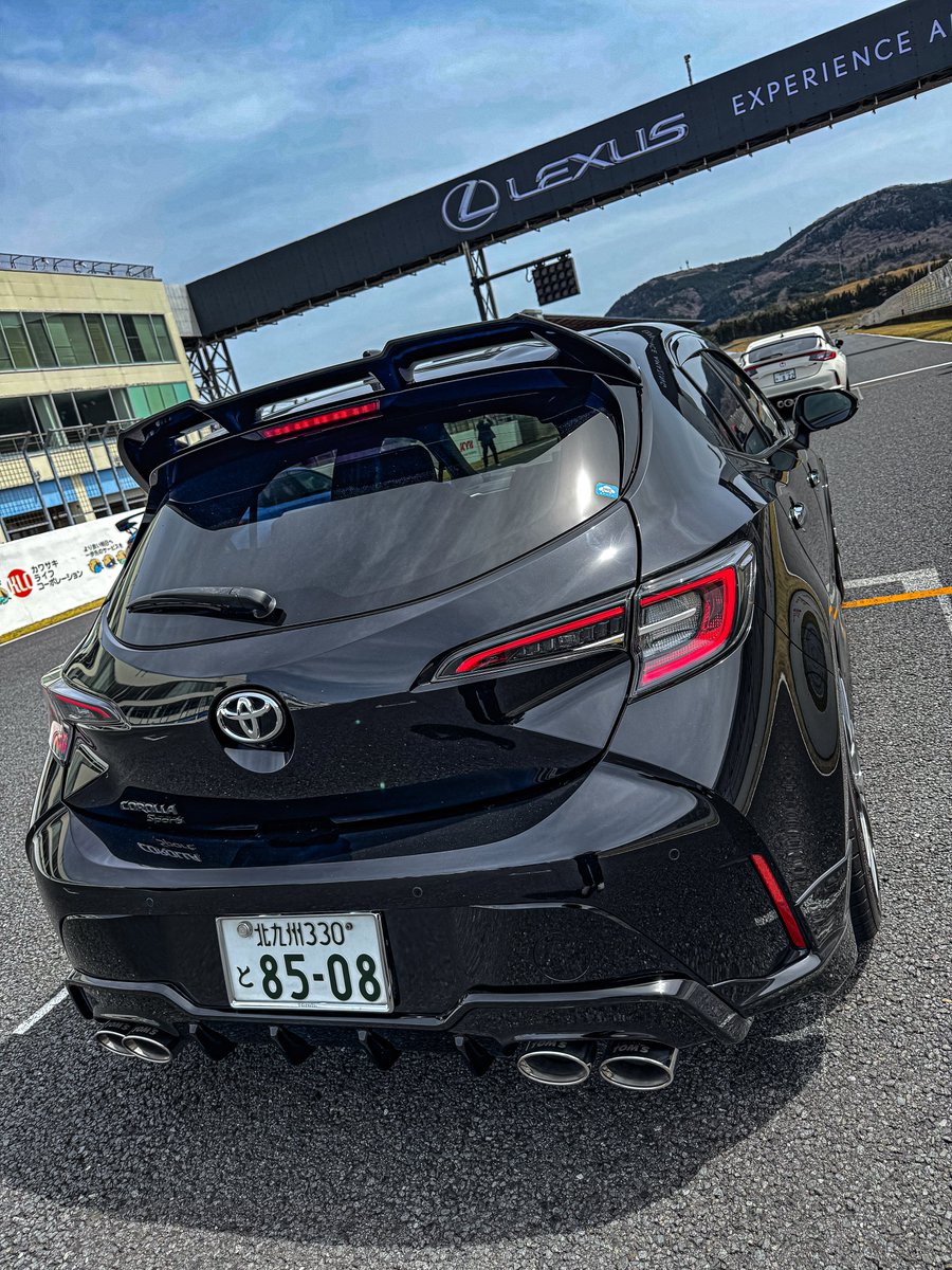 kaz_00085's tweet photo. マフラー変えたから 久しぶりのオートポリス体験走行

55555km過ぎたけど、これからも愛車に🚗³₃乗っていきます！

 #オートポリス
 #カローラスポーツ
 #カローラ https://t.co/Cn3ZleLc0D