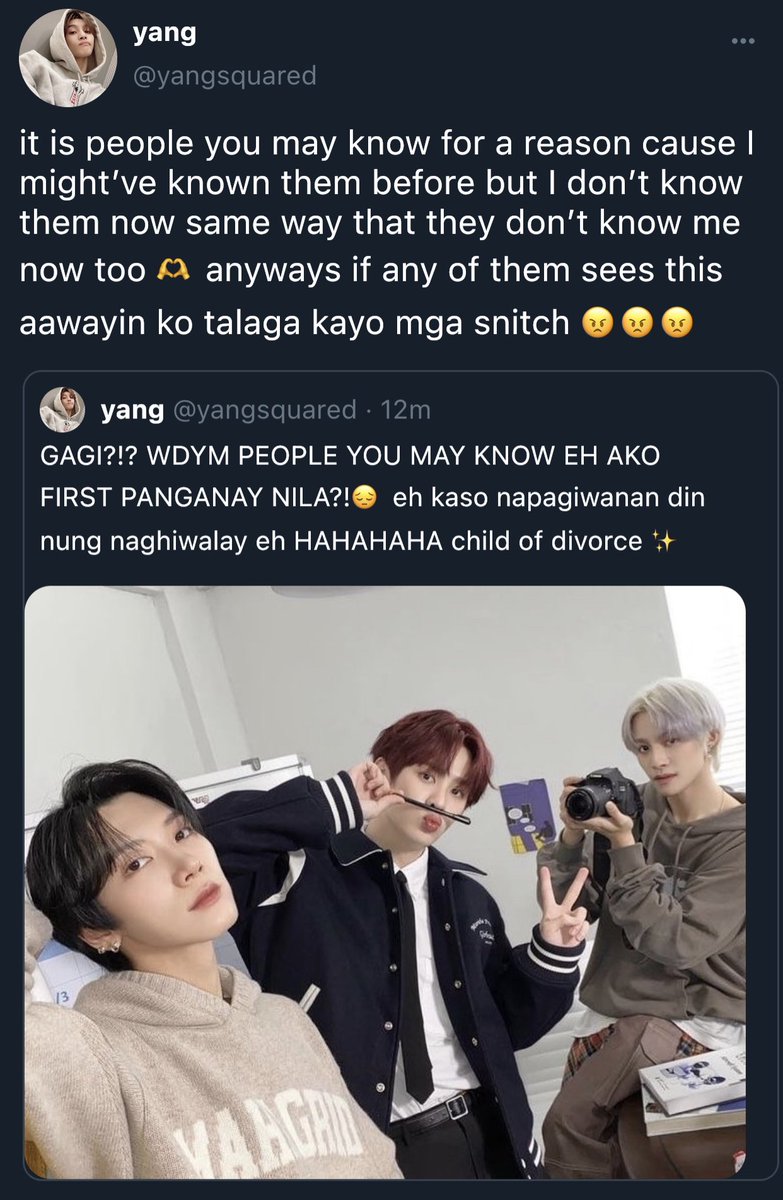 aumakertris_'s tweet photo. people you may know trend (yy-centric)
#kunten #johnten #kunwin au
yy decided to join the ‘people you may know’ trend and this is how it went… https://t.co/QOxQ8N2cV5