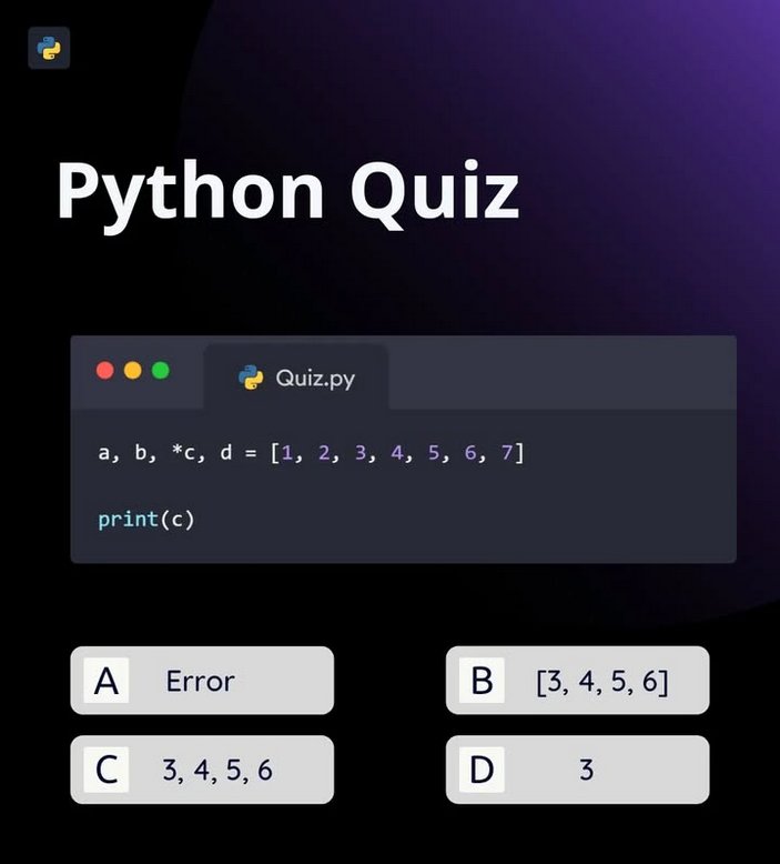 Python Quiz time 👊