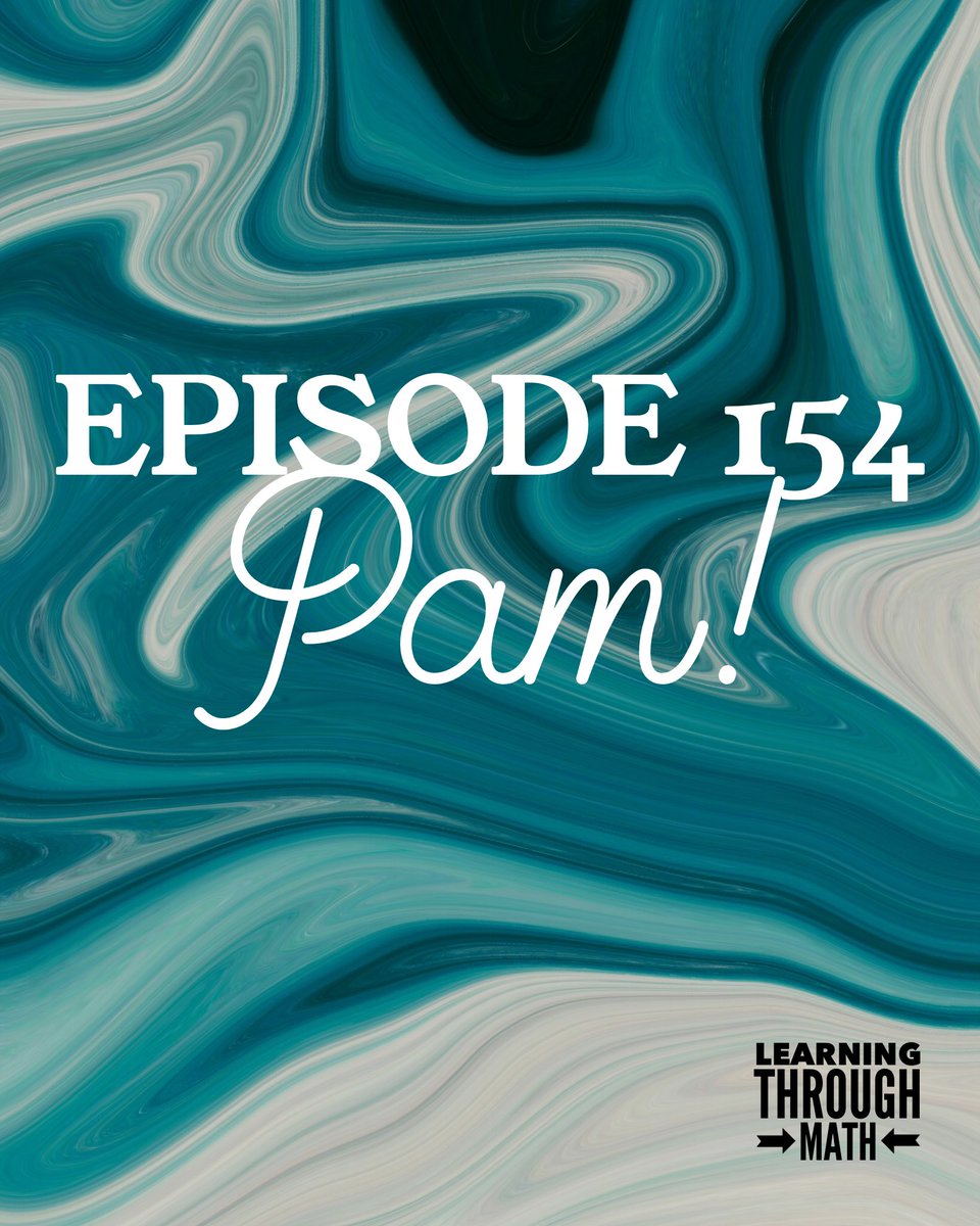 LearningThroughMath (@lauraandkarina) on Twitter photo New episode alert! 🚨
Join us for a fabulous conversation with the one and only <a href="/pwharris/">Pam Harris</a>
Shoutouts to:
<a href="/monaiehl/">Mona Iehl</a>
<a href="/JohnSanGiovanni/">John SanGiovanni</a>
<a href="/JBayWilliams/">Jennifer BayWilliams</a>
<a href="/joboaler/">Jo Boaler</a>
<a href="/CorwinPress/">Corwin</a>
<a href="/kimmontague/">Kim Montague</a>
<a href="/TheMathGuru/">vanessa vakharia</a>
<a href="/debatemathpod/">Debate Math Pod</a>
<a href="/FCTMath/">FCTM</a> New episode alert! 🚨
Join us for a fabulous conversation with the one and only <a href="/pwharris/">Pam Harris</a>
Shoutouts to:
<a href="/monaiehl/">Mona Iehl</a>
<a href="/JohnSanGiovanni/">John SanGiovanni</a>
<a href="/JBayWilliams/">Jennifer BayWilliams</a>
<a href="/joboaler/">Jo Boaler</a>
<a href="/CorwinPress/">Corwin</a>
<a href="/kimmontague/">Kim Montague</a>
<a href="/TheMathGuru/">vanessa vakharia</a>
<a href="/debatemathpod/">Debate Math Pod</a>
<a href="/FCTMath/">FCTM</a>