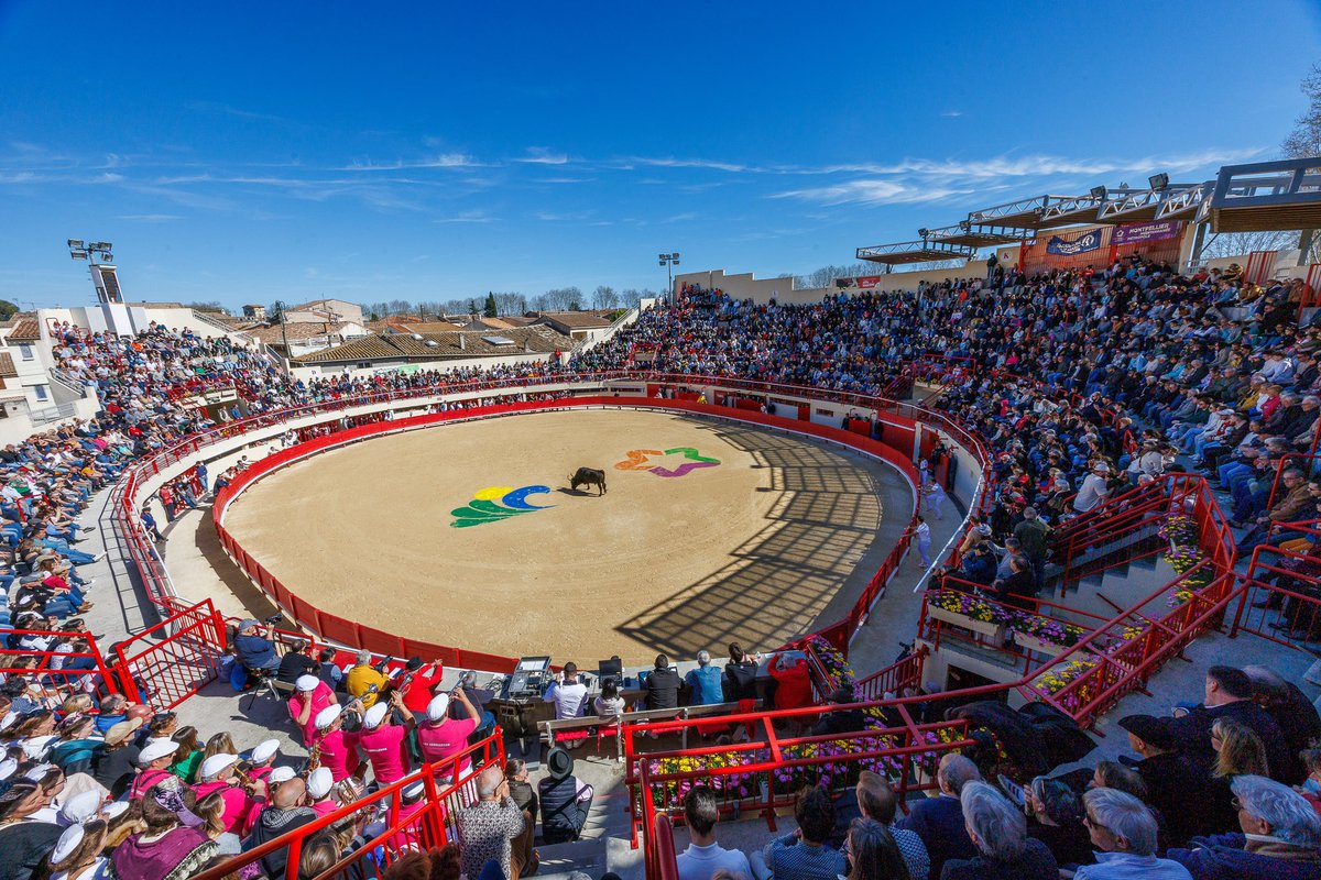 ChrisRuizPhoto's tweet photo. Reprise de la saison taurine avec la première course du trophée Montpellier 3m dans les arènes pleines de Mauguio. https://t.co/1hKPrJGye3