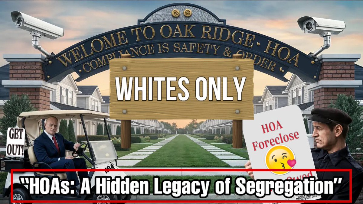 HosannaCoin's tweet photo. “HOAs EXPOSED: Born from Segregation, Thriving on Tyranny” https://t.co/DFD5mTKjz1 via @YouTube Todays special report is powered by #HosannaCoin #RideWithHosanna #Solana #HOA #RestrictiveCovenants #Descrimination #Segregation #EconomicGrowth #GreatNow #Doge #Trump #Stimulus #News https://t.co/MVoyVChFwZ