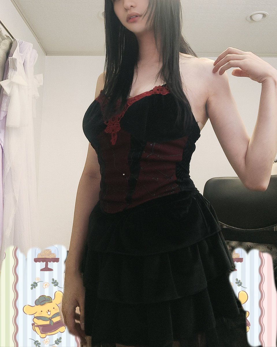 严重货不对板
不想拍这套了
一点女王感都没有
真朴素

#伪娘 #cd #男の娘 https://t.co/9X3PtjsYoP