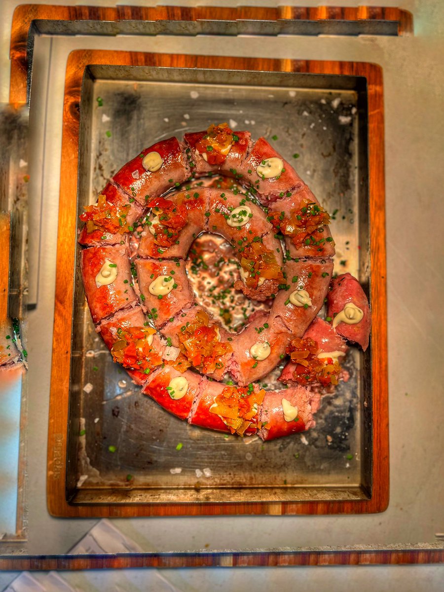 javier abascal (@javiabascalchef) on Twitter photo Domingos de <a href="/LievaRestaurant/">Lieva Restaurante Ibérico</a>
Salchicha ibérica hecha en casa de magro y abanico
Emulsión de chimichurri casero
Picada de encurtidos y tomate seco en aceite de oliva.
Probando !!! Feliz 😊 domingo !! Domingos de <a href="/LievaRestaurant/">Lieva Restaurante Ibérico</a>
Salchicha ibérica hecha en casa de magro y abanico
Emulsión de chimichurri casero
Picada de encurtidos y tomate seco en aceite de oliva.
Probando !!! Feliz 😊 domingo !!