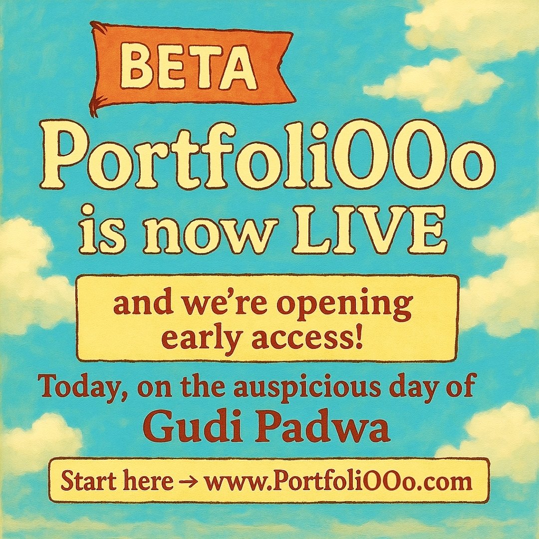 PortfoliOOo Beta is LIVE!
We’re building India’s next-gen portfolio + freelancer platform — and today, we open early access.

Join the founding community
Test early features
Grow with us from Day 1

Sign up now → PortfoliOOo.com
#PortfoliOOo #BetaLaunch #FreelancerIndia