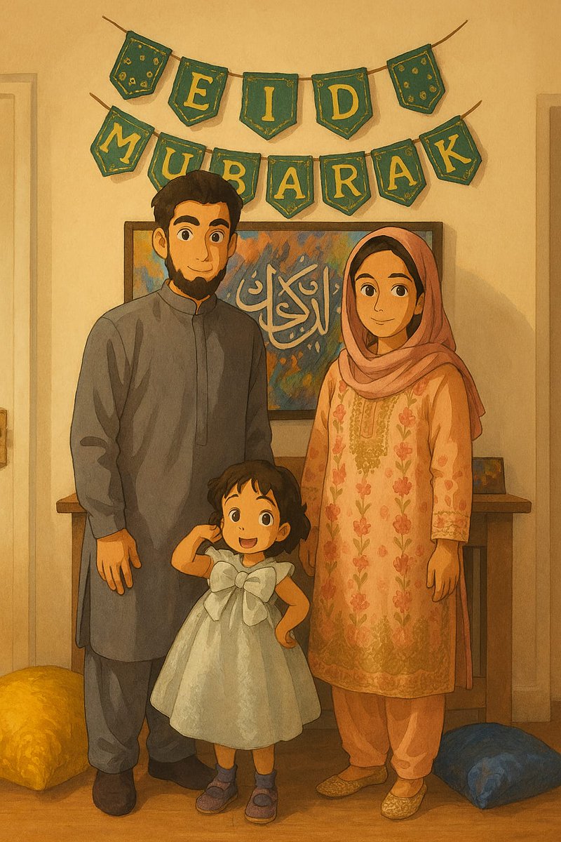 Eid Mubarak from my family to yours! May Allah swt accept all our Ibadaah and allow us to continue with it through the rest of the year ameen.