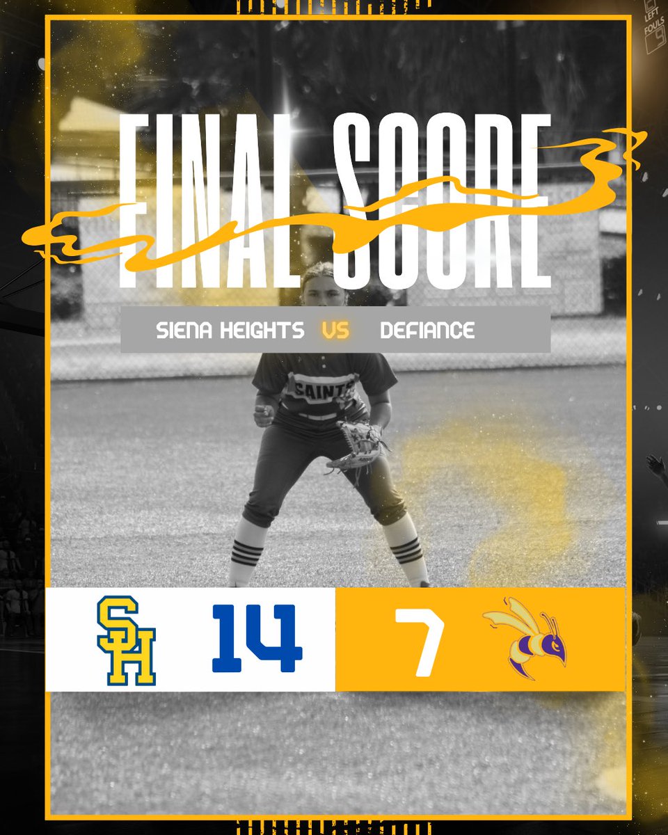 SienaHeightsSB's tweet photo. yesterdays final https://t.co/sROXcuP75O
